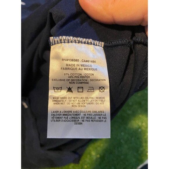 Denver Broncos hoodie mens medium black blue Nike lightweight shirt NFL 26 - Picture 6 of 13